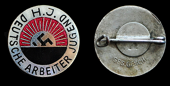 Pre-1933 Hitler Youth Membership badge